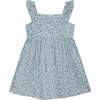 Girls Sundress Rosalie, Lilac, Blue & White Floral - Dresses - 3