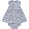 Hand-Smocked Baby Dress Cadence, Lavender & Blue - Dresses - 4