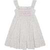 Girls Cotton Sundress Bliss, White - Dresses - 1 - thumbnail