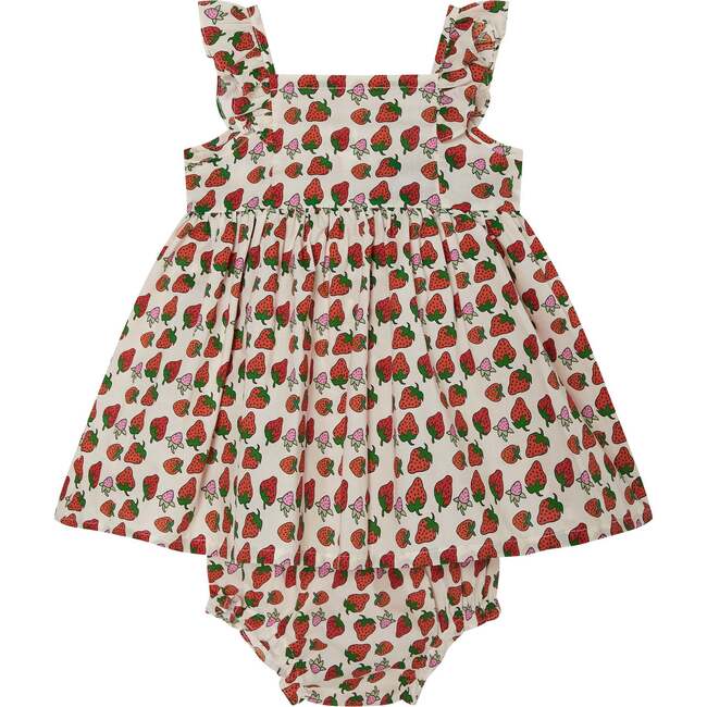 Baby Sundress Perry, Strawberry Print