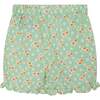 Girls Summer Shorts Jamie, Mint & Orange Cherry Print - Shorts - 3