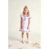 Girls Sailor Dress Janie, Pink & Navy Blue - Dresses - 2