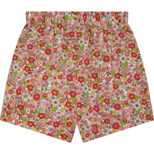 Girls Summer Shorts Mia, Multicolour Strawberry Print - Shorts - 3