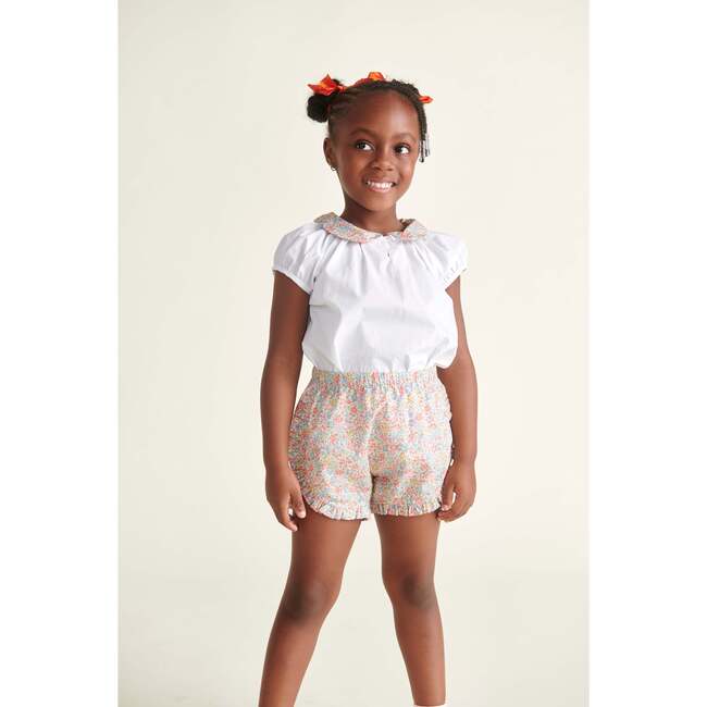 Made From Liberty Fabric Girls Shorts Lux,Floral - Shorts - 2