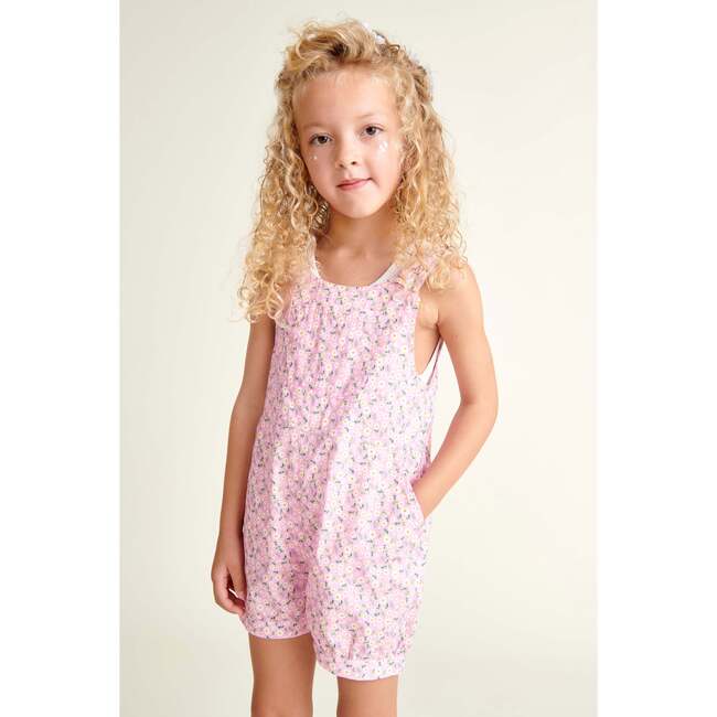 Girls Dungarees Amy, Pink - Rompers - 2