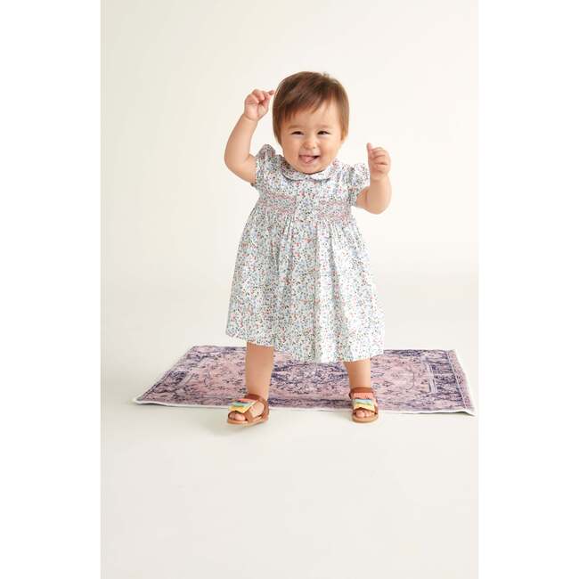 Hand-Smocked Baby Dress Susie, White - Dresses - 5