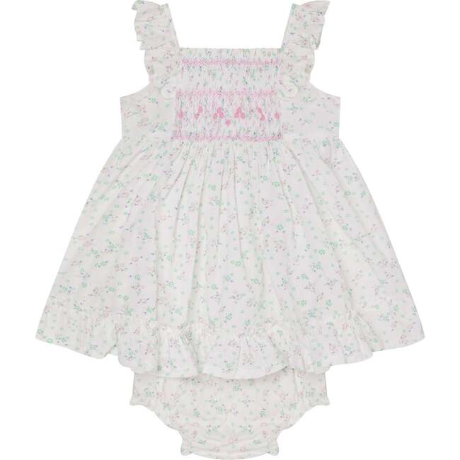 Baby Cotton Sundress August, White