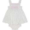 Baby Cotton Sundress August, White - Dresses - 1 - thumbnail