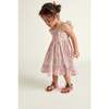 Made With Liberty Fabric Baby Sundress Ophelia, Pink Floral - Dresses - 3