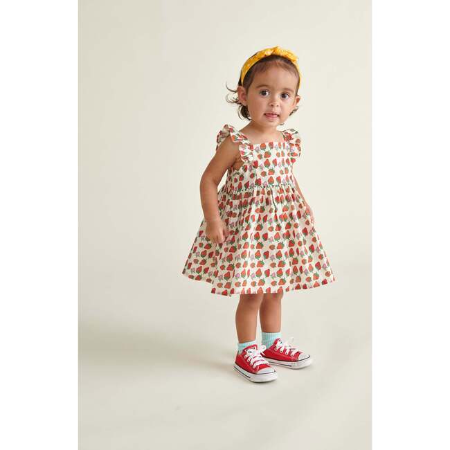 Baby Sundress Perry, Strawberry Print - Dresses - 2