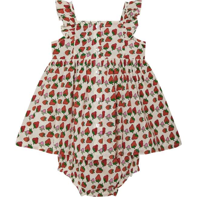 Baby Sundress Perry, Strawberry Print - Dresses - 3