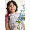 Hand-Smocked Girl Dress Birdie, White, Red & Blue - Dresses - 5