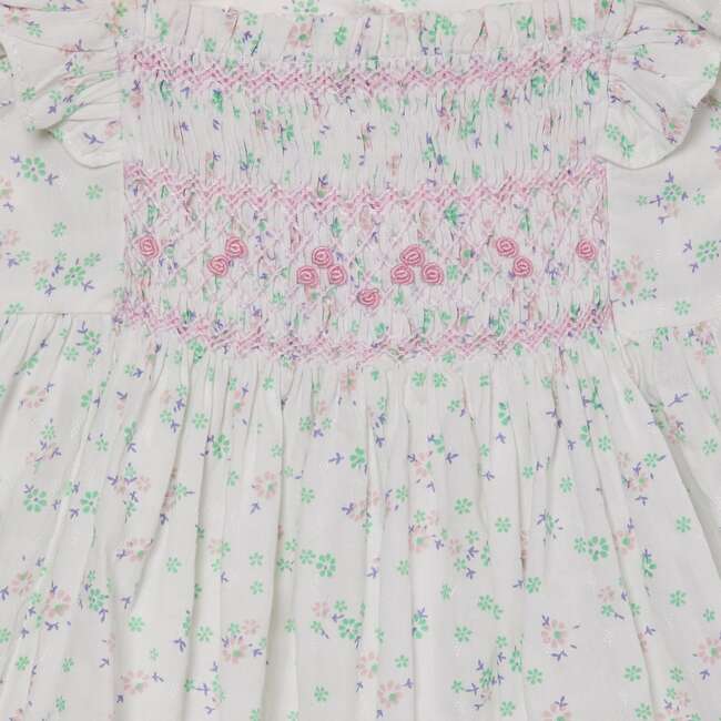 Baby Cotton Sundress August, White - Dresses - 3