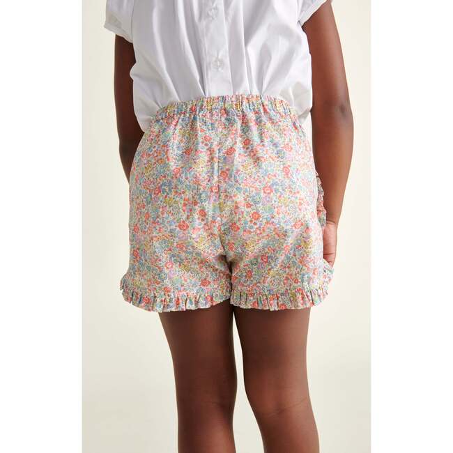 Made From Liberty Fabric Girls Shorts Lux,Floral - Shorts - 5