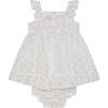 Baby Cotton Sundress August, White - Dresses - 4