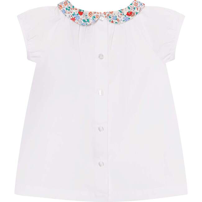 Baby Cotton Blouse Lumi, White - Blouses - 3