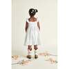 Girls Cotton Sundress Bliss, White - Dresses - 5