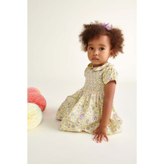 Baby Bunny Dress Roma, Yellow - Dresses - 6