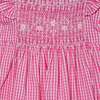 Hand-Smocked Baby Sun Dress Alba, Pink - Dresses - 3