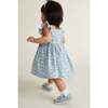 Baby Sundress Meadow, Lilac, Blue & White Floral - Dresses - 5