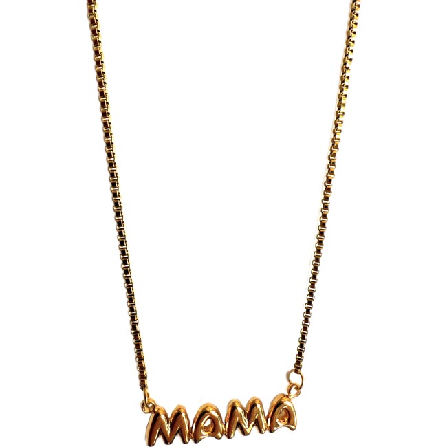 MAMA Necklace, Gold