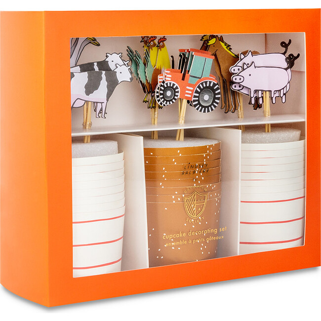On the Farm  Cupcake Decorating Set - Party Accessories - 4
