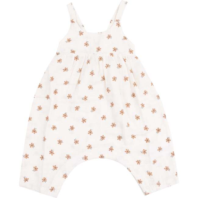 Tie Back Romper, Bitty Blooms