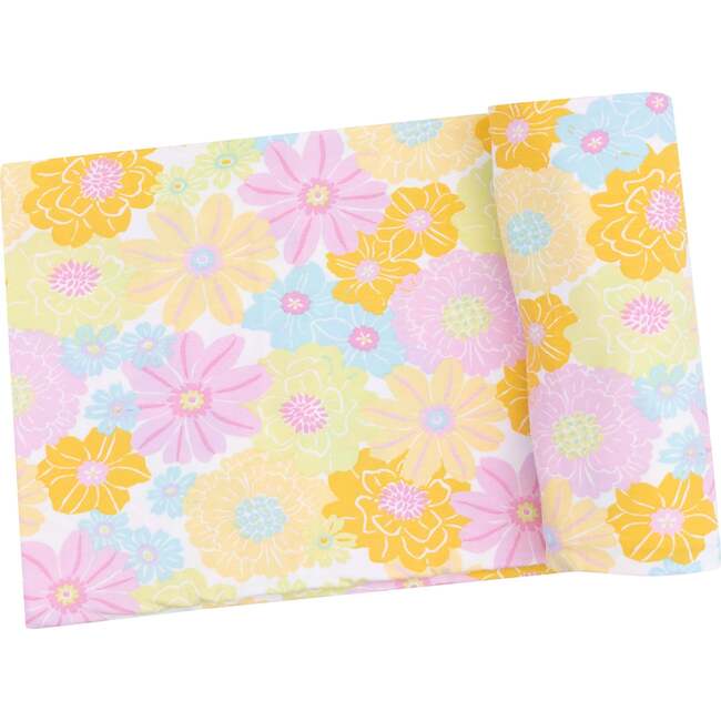 Swaddle Blanket, Sunny Dahlias