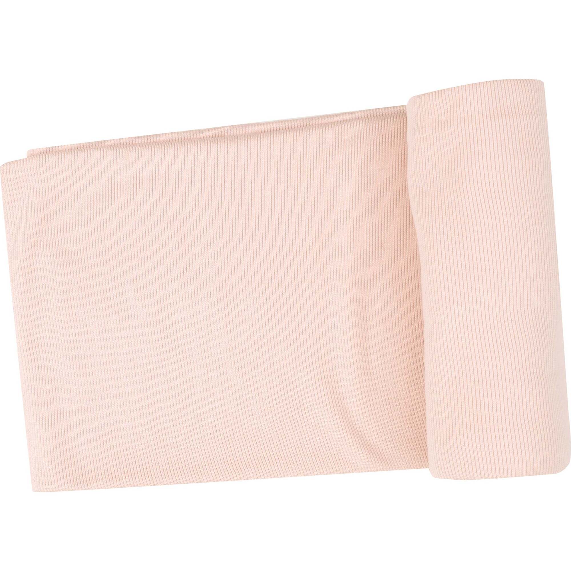 Swaddle Blanket, Solid Rose Smoke Ribbed - Swaddles - 1