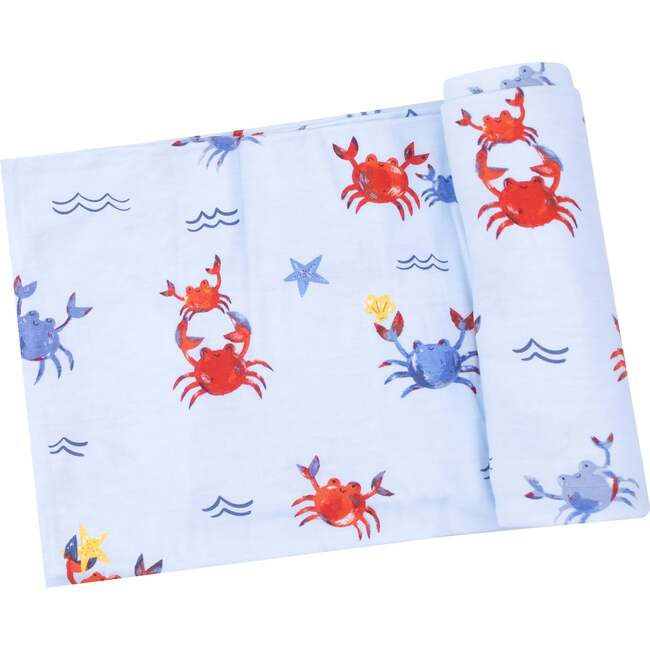 Swaddle Blanket, Crayon Crabs