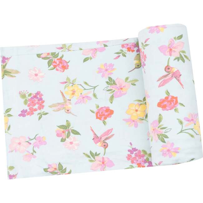 Swaddle Blanket, Cute Hummingbirds