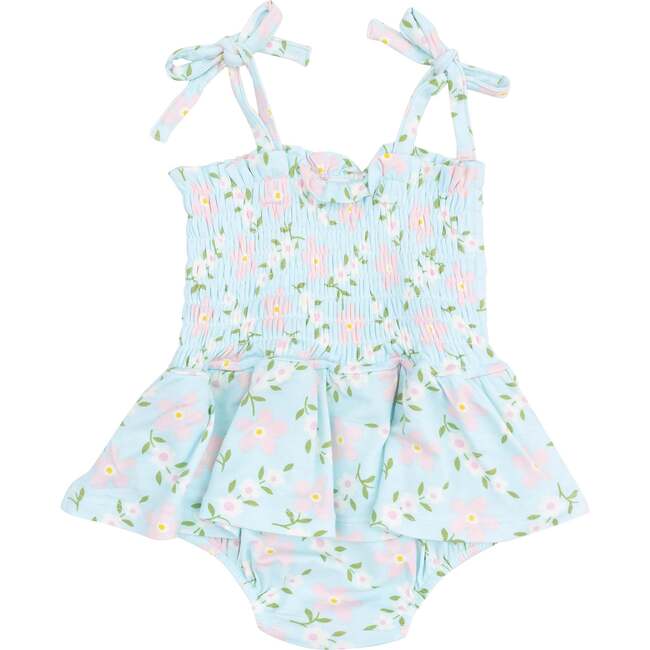Smocked Bubble with Skirt, Vintage Daisy