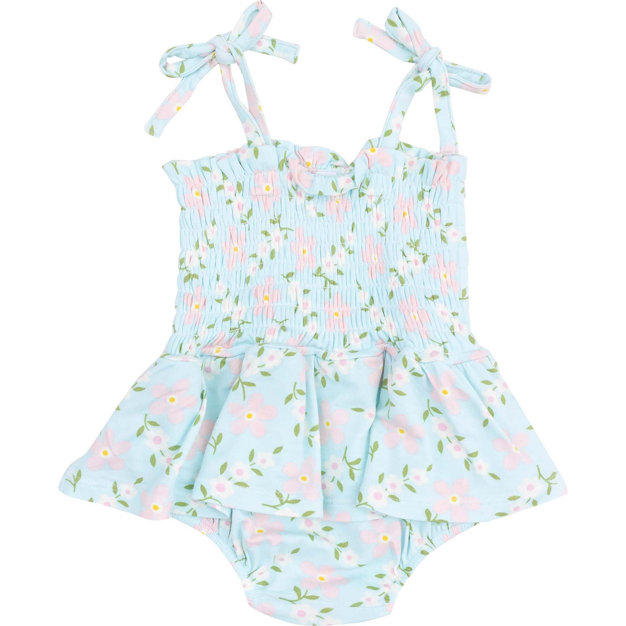Smocked Bubble with Skirt, Vintage Daisy - Dresses - 1