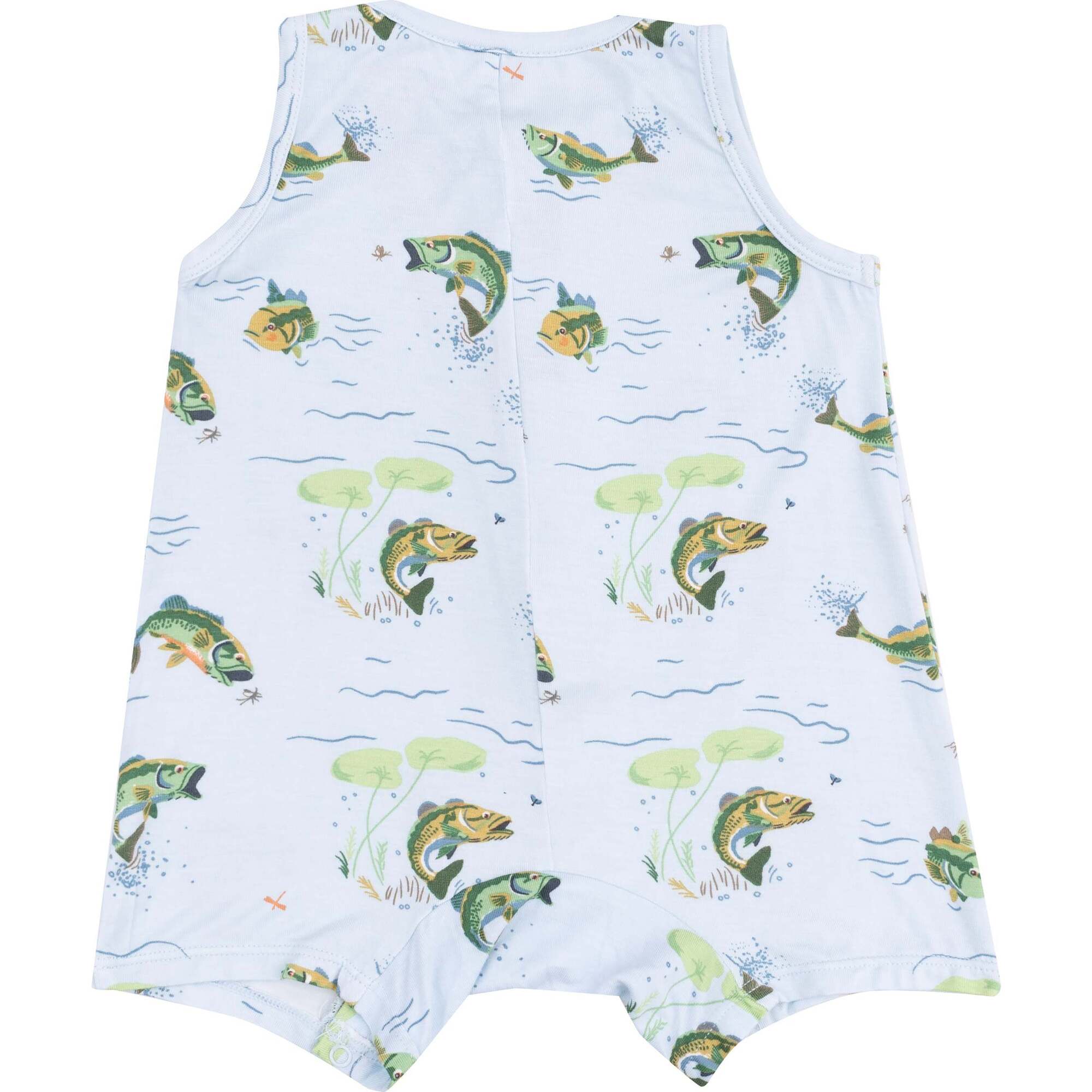 Sleeveless Shortie Romper, Bass - Rompers - 1