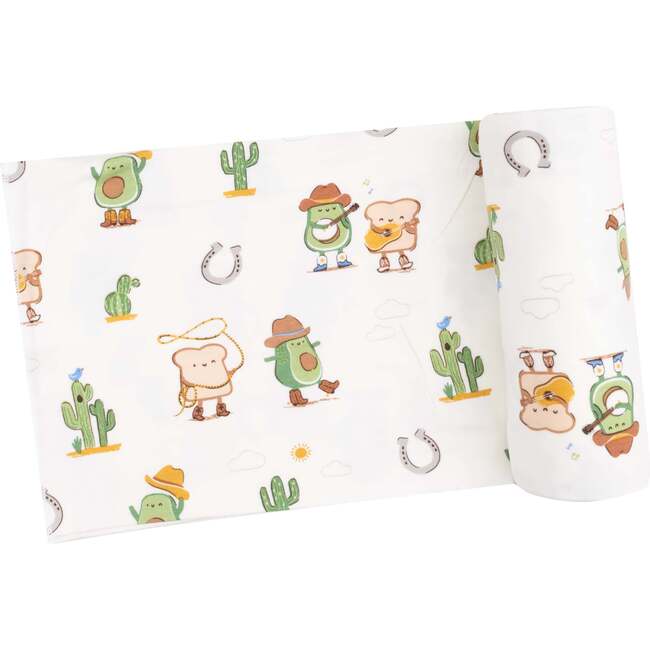 Swaddle Blanket , Avocado Toast Western