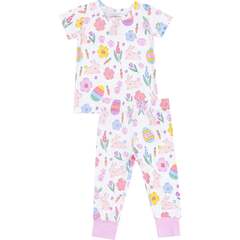 Smocked Ruffle Sundress & Diaper Cover, Candy Stripe