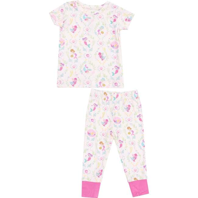 Short Sleeve  Loungewear Set, Mermaids