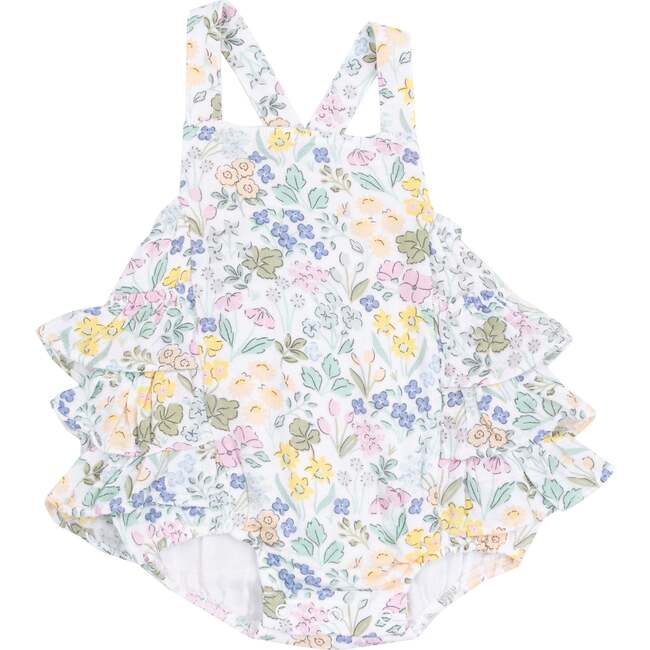 Ruffle Sunsuit, Samantha Floral