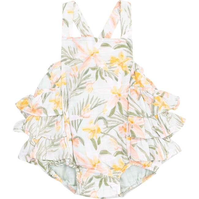 Ruffle Sunsuit, Island Floral