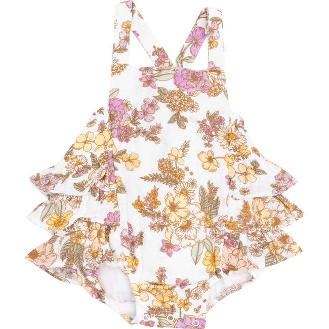 Ruffle Sunsuit, Anna May Floral