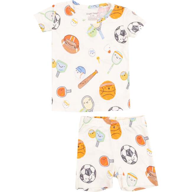 Loungewear Short Set, Sports Ball Friends