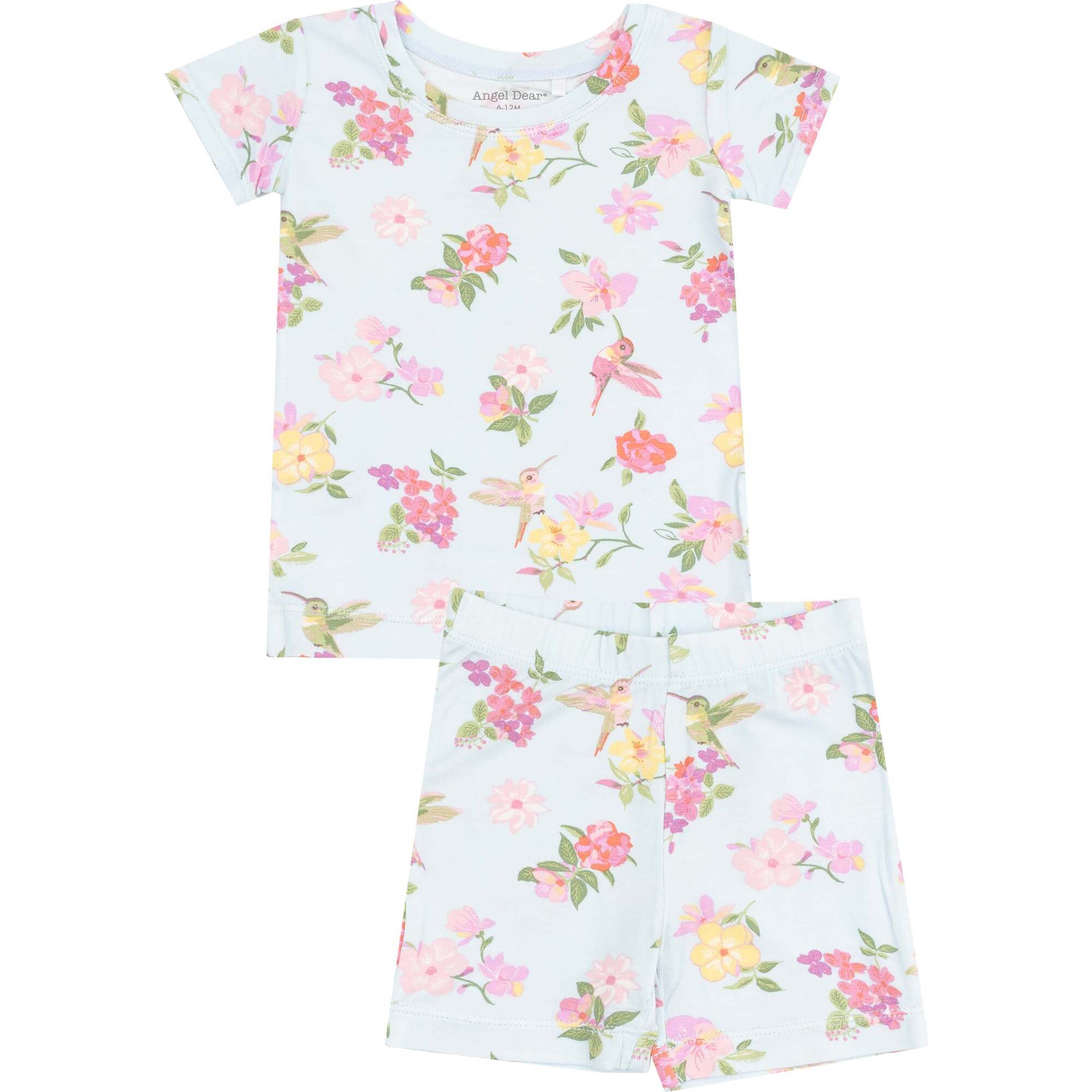 Loungewear Short Set, Cute Hummingbirds - Mixed Apparel Set - 1