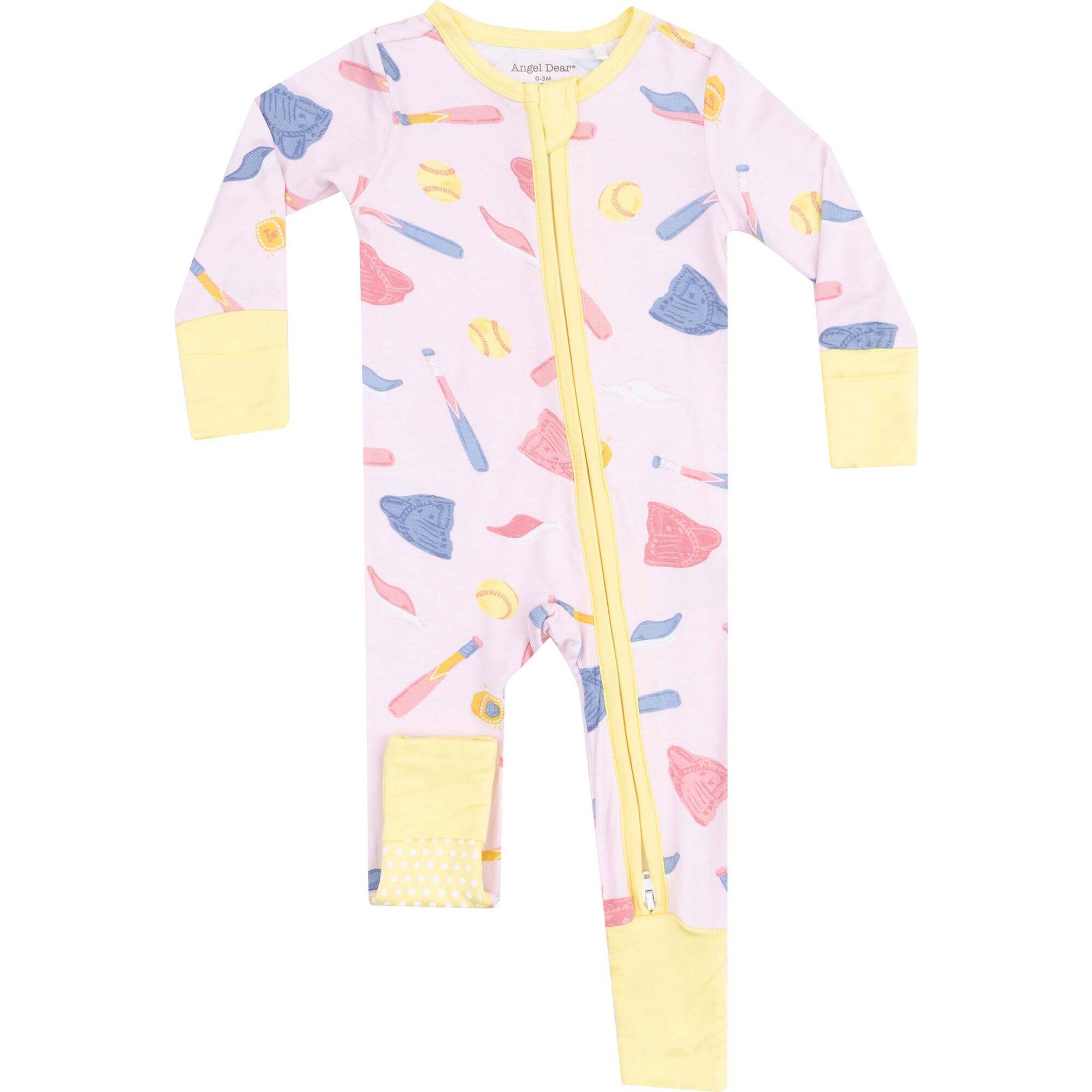 2 Way Zipper Romper, Softball - Rompers - 1