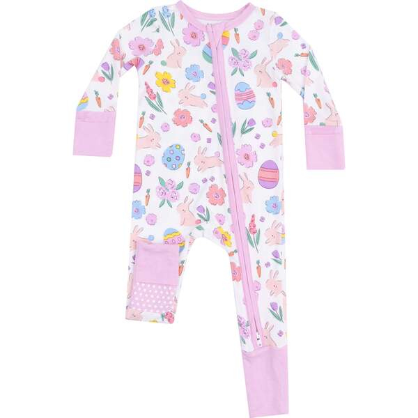 Angel Dear Pickleball Pink 2-Way Zipper Romper