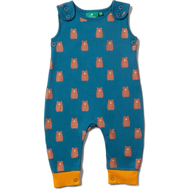 Teddy Bears Everyday Dungarees, Blue - Pants - 1