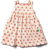 Strawberry Days Reversible Pinny Dress, Cream - Dresses - 1 - thumbnail