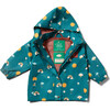 Rainbow Days Recycled Waterproof Raincoat, Green - Raincoats - 1 - thumbnail