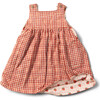 Strawberry Days Reversible Pinny Dress, Cream - Dresses - 2