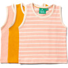 Gold Organic Vest Set 3 Pack, Multi - Vests - 1 - thumbnail