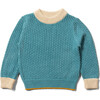 From One To Another Pale Blue Knitted Jumper, Blue - Sweaters - 1 - thumbnail